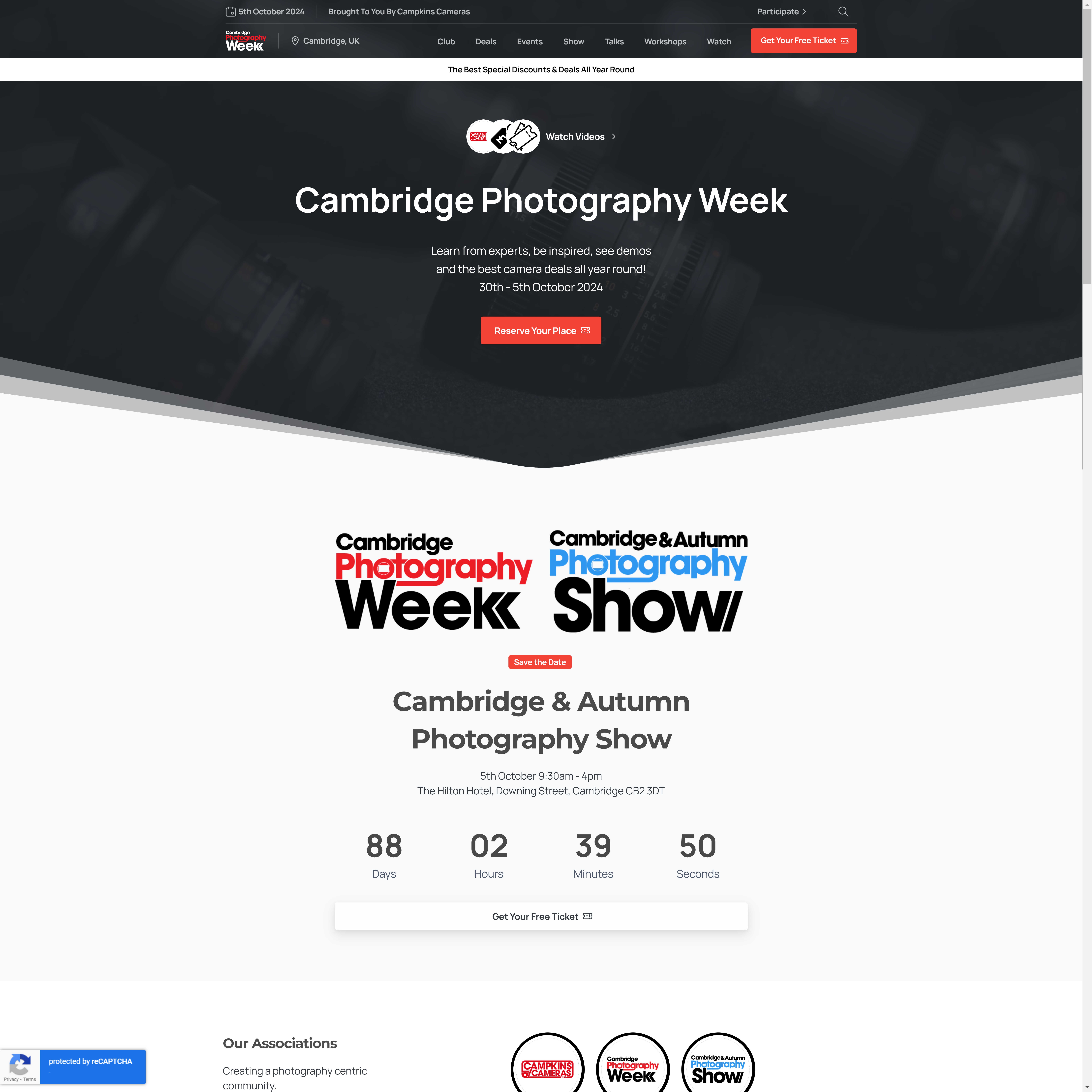 cambridgephotographyweek.com High Res Screenshot